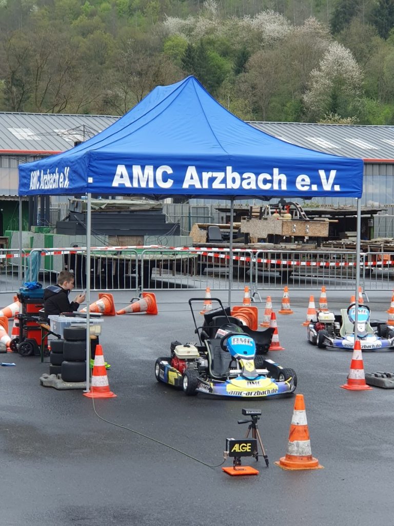 1. Start 1. Sieg 35. AMC Arzbach Kart Slalom