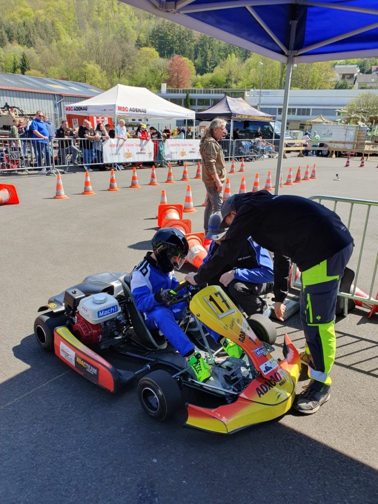 1. Start 1. Sieg 35. AMC Arzbach Kart Slalom