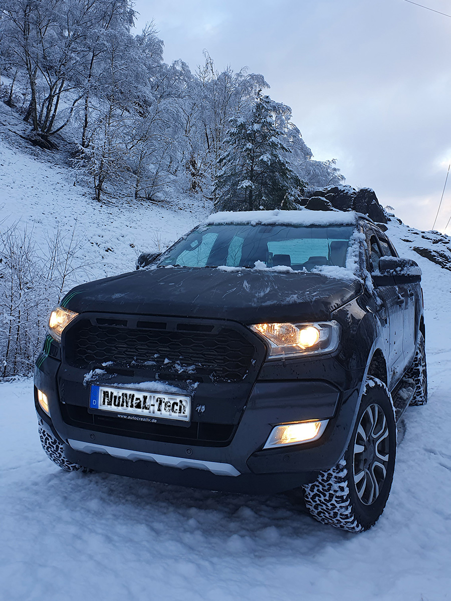 Ford Ranger Wildtrak Winter Impressionen