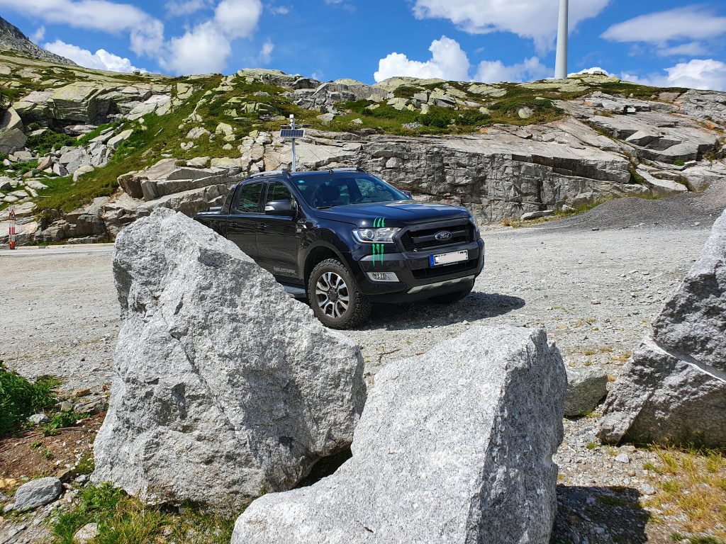 Ford Ranger Wildtrak Gotthardpass Schweiz