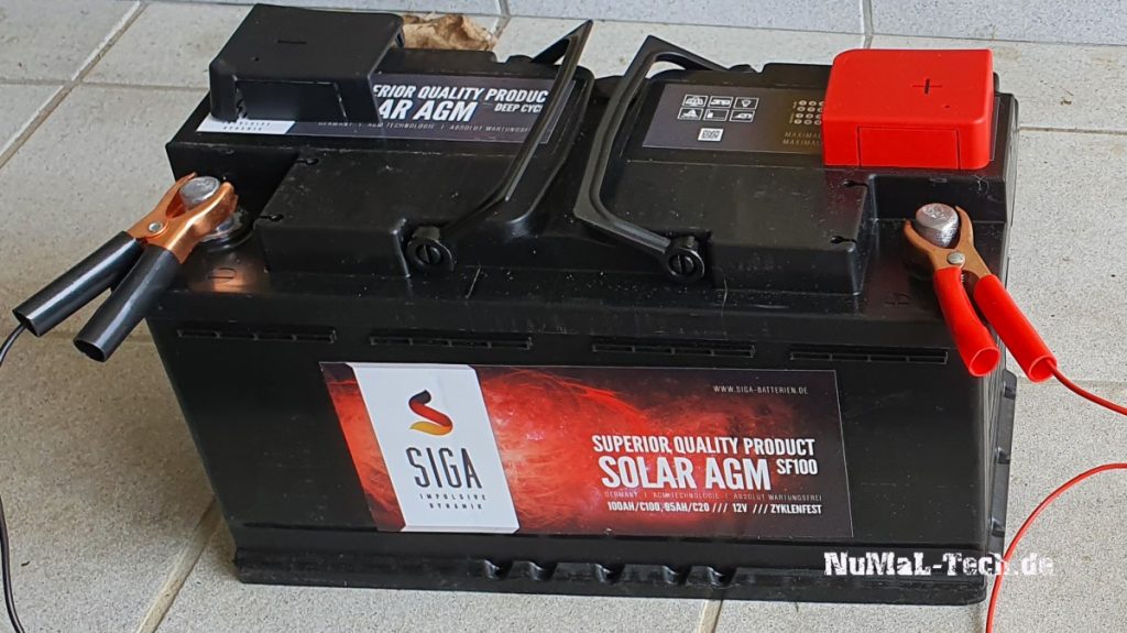 Akkukiste Batterie 100AH Solar AGM